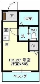 anneau上星川の間取り画像
