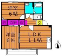 ビアン連島の間取り画像