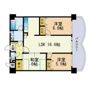 New8西新の間取り画像