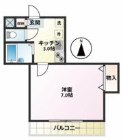 クレアールの間取り画像