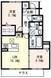 ガーデンライラックの間取り画像