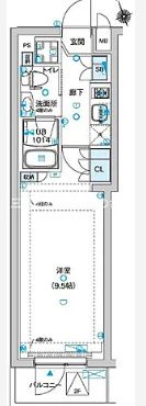 ガリシア蒲田Southの間取り画像