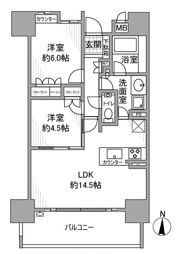 サンクレーア東山の間取り画像