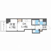 エレガントレジデンスyodogawaの間取り画像