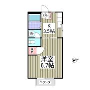 パステルハイツの間取り画像