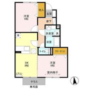アロース・ガーデン Aの間取り画像