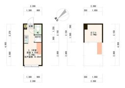 サニーデイズ和泉 キャン再募 階段下物置 IoT 100有 ミニ冷の間取り画像