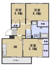 シャルマン竜之口Cの間取り画像
