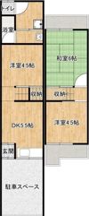 岸和田テラス②の間取り画像