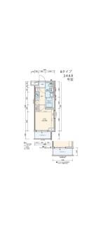 グランドロアール上新庄の間取り画像