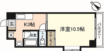 シャルマンヴィル新宮の間取り画像