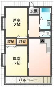 垂水大丸マンションの間取り画像