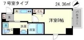 メインステージ西天満T’sSQUAREの間取り画像