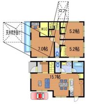 小平市花小金井3丁目戸建ての間取り画像