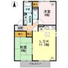 リヴェールSACHI B棟の間取り画像