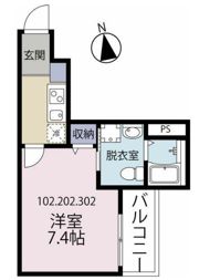 グランジュテ追浜パークテラスの間取り画像