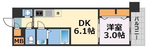 Dimora難波の間取り画像