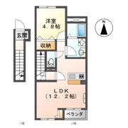 クオーレ津浦町の間取り画像