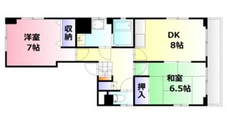 アメニティ段原南の間取り画像