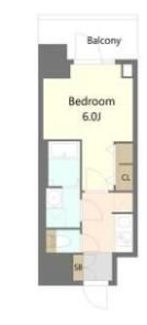 S-RESIDENCE松屋町asenceの間取り画像