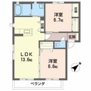 グランマスト春日 Aの間取り画像