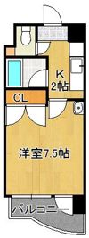 ニューサンリバー6番館の間取り画像