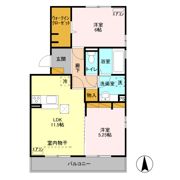 スカイハートシーの間取り画像