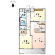 ハピネスAの間取り画像