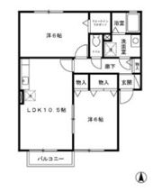 カスク東屋形の間取り画像