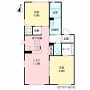 MAST緑ヶ丘 E棟の間取り画像