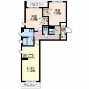 Mast Town Bloomの間取り画像