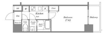 Cion KOBE WESTの間取り画像