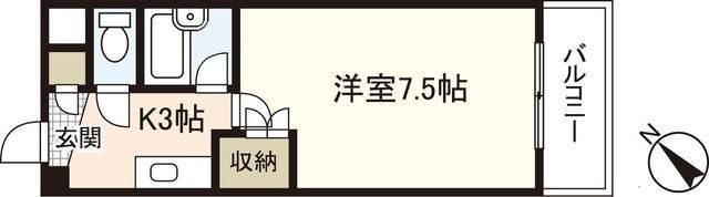 Melrose壱番館の間取り画像