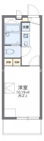 レオパレスRacoonD 5の間取り画像