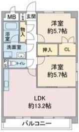 エンドール吉根の間取り画像