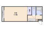 竹田レジデンスAの間取り画像