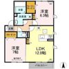 エステート古川北 B棟の間取り画像