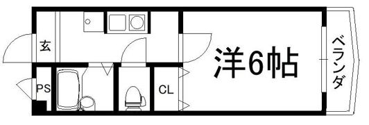 グレース田辺の間取り画像
