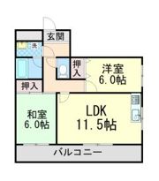 ファミリーハイツ徳井の間取り画像
