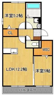 ラパン学研台 A棟の間取り画像