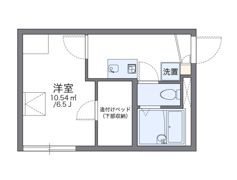 レオパレスウェリナの間取り画像