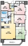 グローベルスクエア東浦和ソプラガーデンの間取り画像
