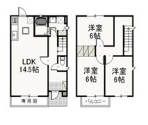 TKハイツの間取り画像