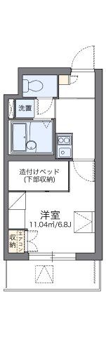 レオパレスシェル都Ⅲの間取り画像