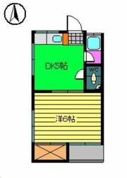 コーポ蘭の間取り画像