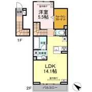(仮称)D-ROOM駿河区下川原WH 207の間取り画像