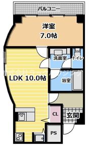 イタニティ太子橋の間取り画像