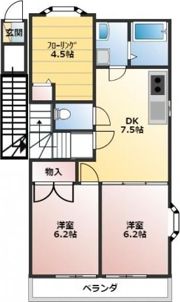 メイプルエステートの間取り画像
