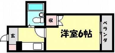 シャンティ東雲の間取り画像
