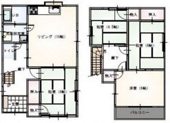 緑井2丁目戸建 Cの間取り画像